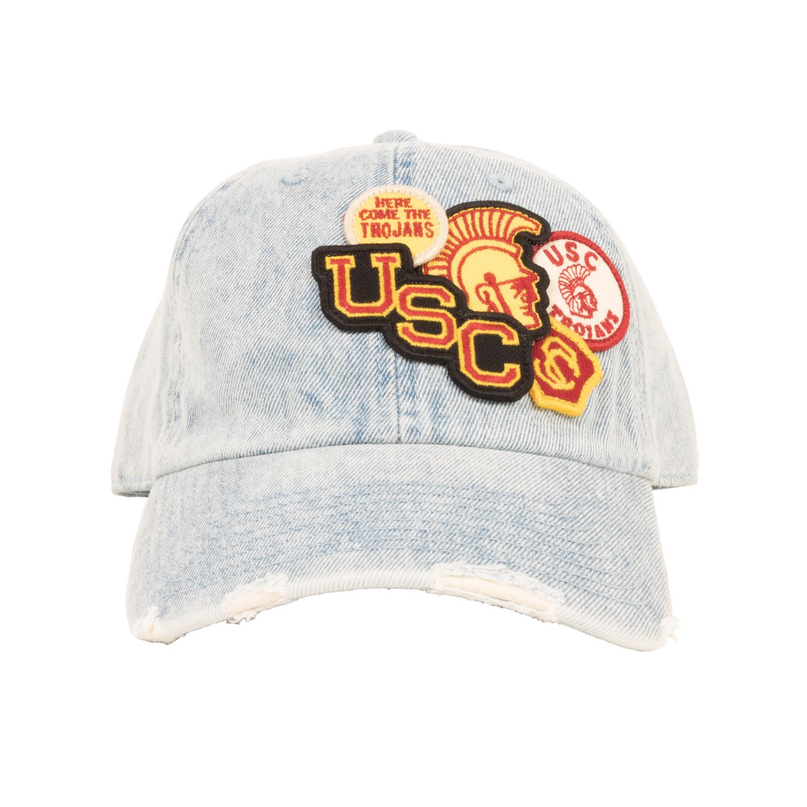 USC Trojans Cotton Denim Iconic Hat Light Blue image01